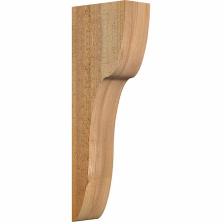 Ekena Millwork Carmel Rough Sawn Corbel, Western Red Cedar, 4"W x 8"D x 24"H COR04X08X24CAR00RWR